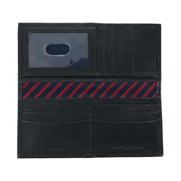 Tommy Hilfiger Men's Leather Ranger RFID Checkbook Cover Secretary Wallet - Picture 3 of 5
